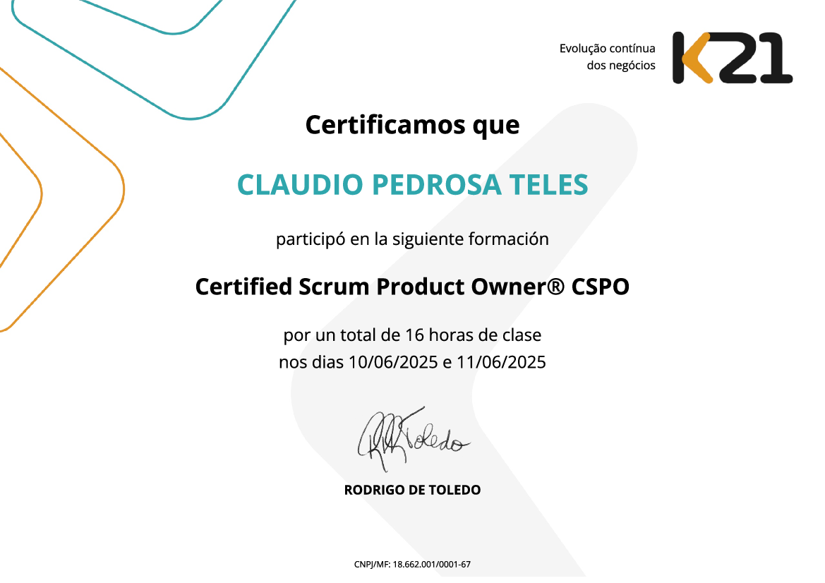 Certificado K21